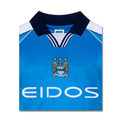 Manchester City 2000 Retro Football Shirt