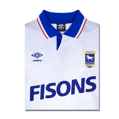 Ipswich Town 1992 Away Umbro Retro Football Shirt