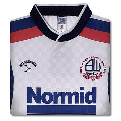 Bolton Wanderers 1989 SVT Retro Football Shirt