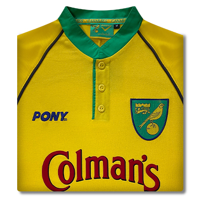 Norwich 1998 PONY Retro Football Shirt