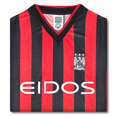 Manchester City 2001 Away Retro Football Shirt