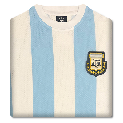 Argentina 1990 World Cup Finals No 10 Retro Shirt