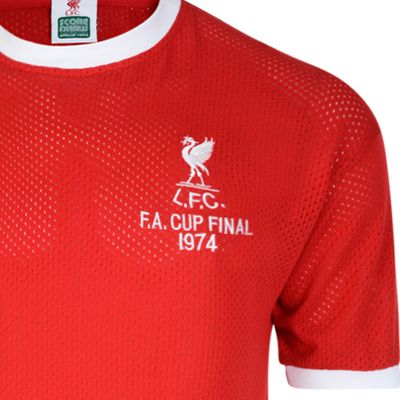 Liverpool FC 1974 FA Cup Final Airtex Retro Shirt