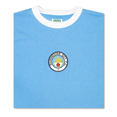 Manchester City 1972 No8 Retro Football Shirt