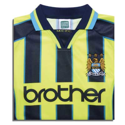 Manchester City 1999 Wembley Polyester Retro Shirt