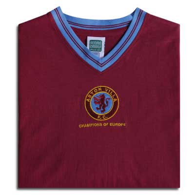 Aston Villa 1982 Champions of Europe Retro Shirt