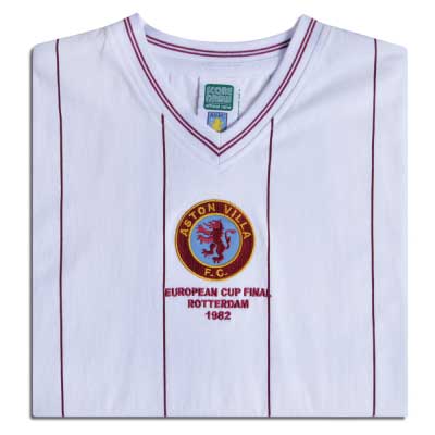 Aston Villa 1982 Euro Final Retro Football Shirt