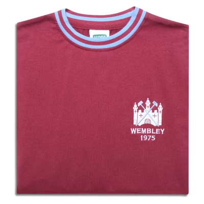 West Ham United 1975 FA Cup Final No4 Retro Shirt
