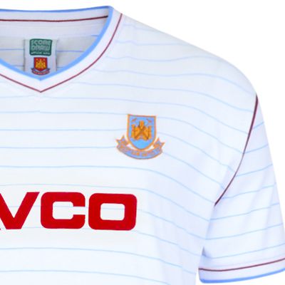 West Ham United 1986 Away Retro Football Shirt