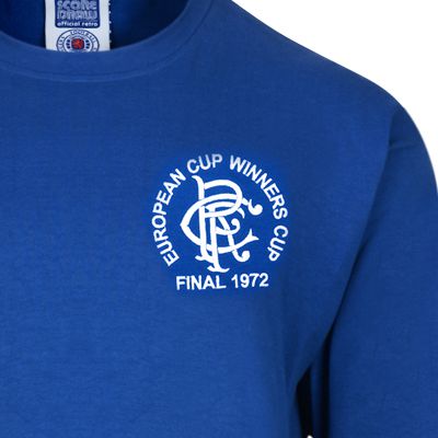 Rangers 1972 European Cup Winners Cup Retro Shirt