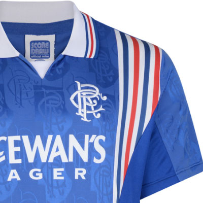 rangers 1997 retro football shirt