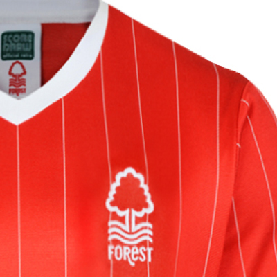 Nottingham Forest 1982 Retro Home Football Shirt