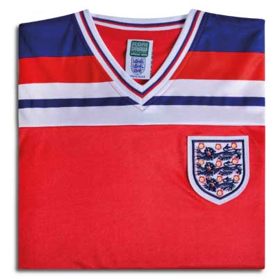 England 1982 World Cup Finals Away No7 Retro Shirt