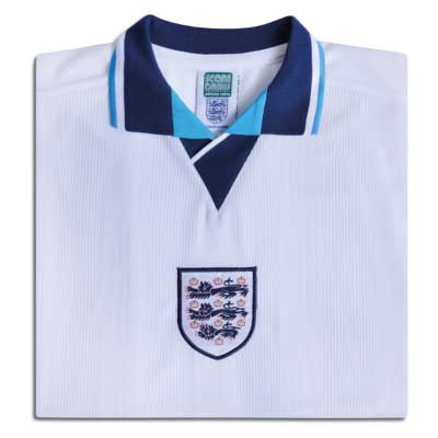 England 1996 Euro No8 Gascoigne Retro Shirt 