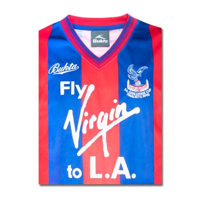 Crystal Palace 1990 FA Cup Final Bukta Retro Shirt