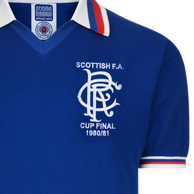 Rangers 1981 Scottish Cup Final Retro Shirt