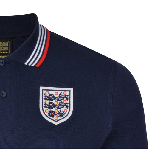 England 1974 Empire Navy Polo shirt
