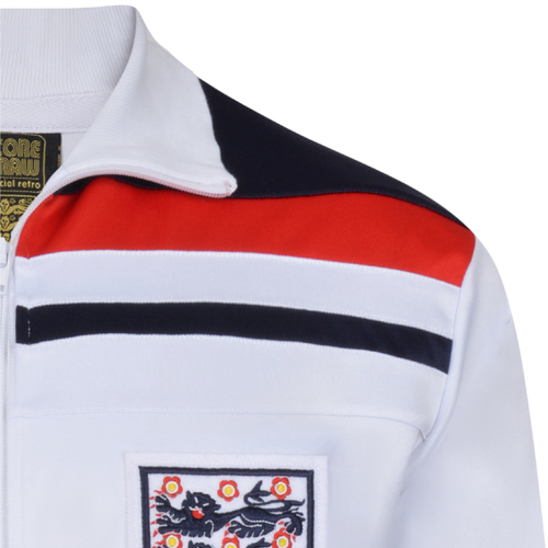 England 1982 Empire White Track Jacket