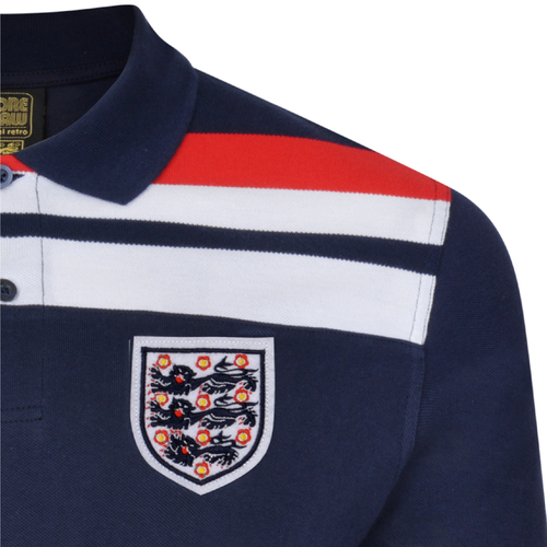 England 1982 Empire Navy Polo shirt