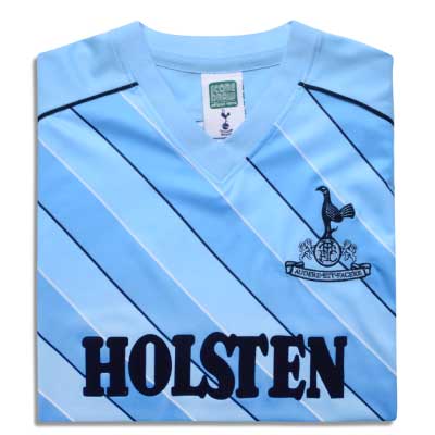 Score Draw Tottenham Away Popescu 4 Retro Jersey 1993-1995 (Retro Flock  Printing)