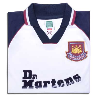 West Ham United 1999 Away Retro Football Shirt