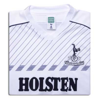 Tottenham Hotspur 1986 No8 Retro Football Shirt