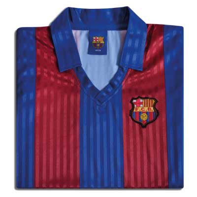 Barcelona 1992 No.8 Retro Football Shirt