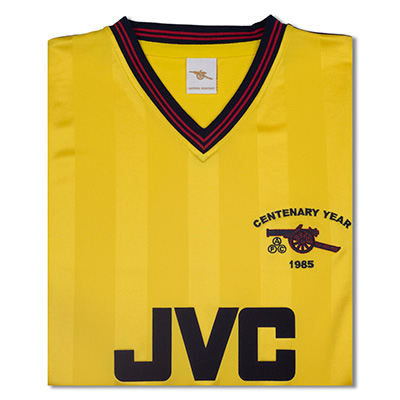 Arsenal 1985 Centenary Away Retro Football Shirt