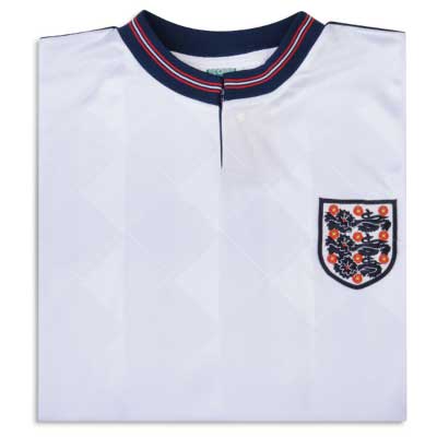 England 1989 Retro Football Shirt