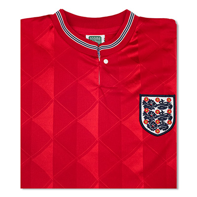 England 1989 Away Retro Football shirt