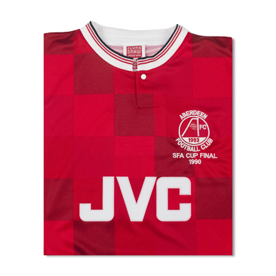 Aberdeen 1990 Scottish Cup Final Retro Shirt