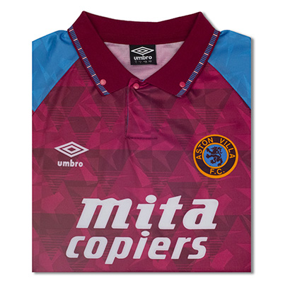 Aston Villa 1990 Umbro shirt