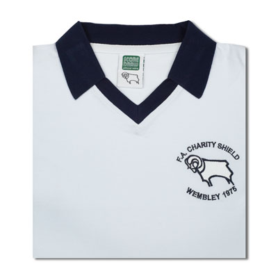 Derby County 1975 Charity Shield Retro Shirt