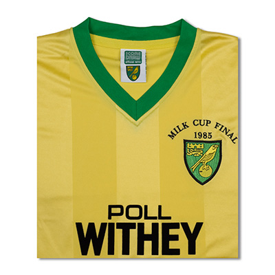 Norwich City 1985 League Cup Final Retro Shirt