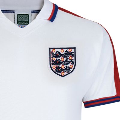 england 1976 retro football shirt