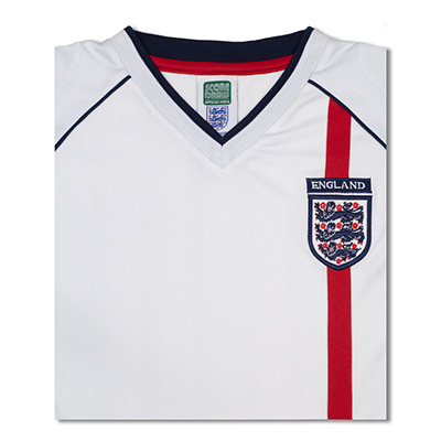 England 2002 No 4 Retro Football shirt