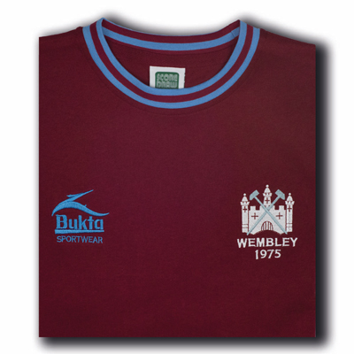 West Ham United 1975 FA Cup Final Retro Shirt