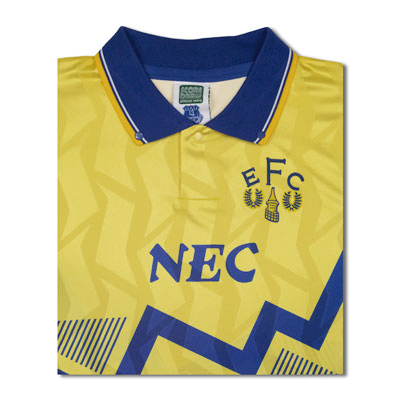 Everton 1990 Away Retro Football Shirt