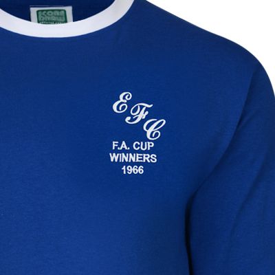 Everton 1966 FA Cup Winners Retro Football Shirt