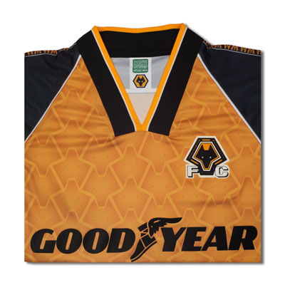 Wolverhampton Wanderers 1996 shirt