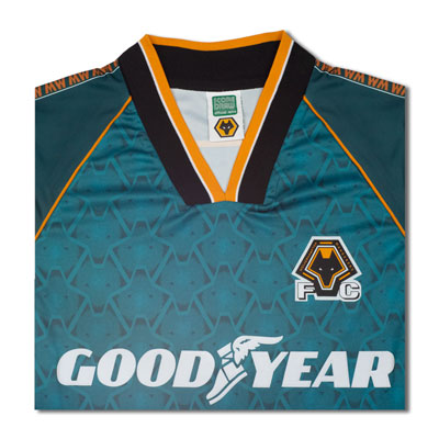 Wolverhampton Wanderers 1996 Away shirt