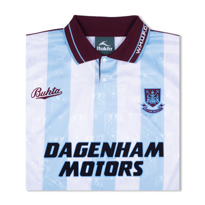 West Ham United 1992 Away Retro Football Shirt