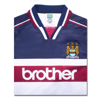 Manchester City 1998 Away Polyester Retro Shirt