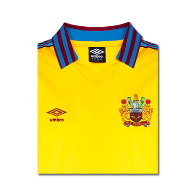 Burnley 1980 Away Umbro Retro Football Shirt