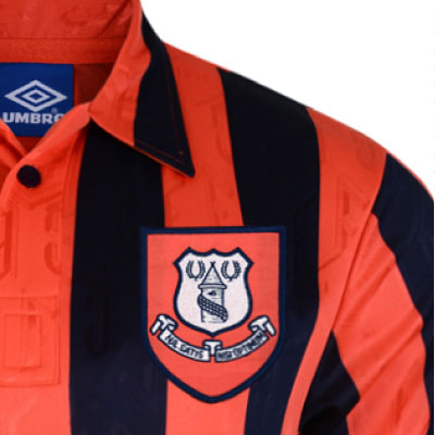 Everton 1992 Away Umbro Retro Football Shirt